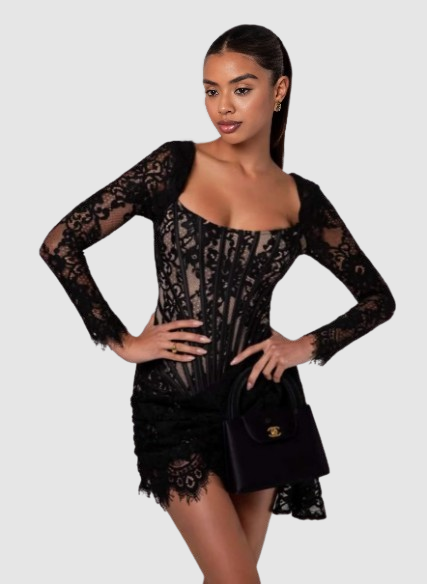 Kady - Lace Mini dress